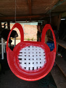 Balanço Infantil Sustentável com Encosto – Brinquedo Ecológico Feito com Pneus Reciclados