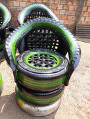 Poltrona Ecológica Detalhada Feita com Pneus – Conforto e Estilo para Ambientes Externos