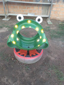 Sapo Ecológico Feito com Pneu – Decoração Charmosa para Jardins Criativos