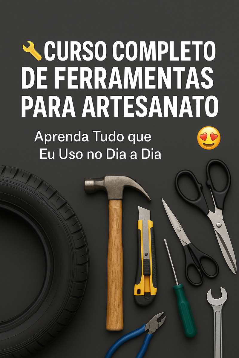 Curso Completo de Ferramentas para Artesanato , Aprenda Tudo que Eu Uso no Dia a Dia