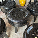 Jogo de Cadeira de Pneu com 4 Cadeiras e 1 Mesinha”