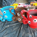 Xícara Grande Decorativa em Pneu Reciclado – Sustentável para Jardim e Varanda