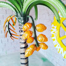 Coqueiro Decorativo de Pneu Reciclado – Arte Sustentável para Jardim e Varanda