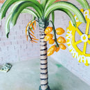 Coqueiro Decorativo de Pneu Reciclado – Arte Sustentável para Jardim e Varanda